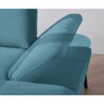 HOEKSTOELSET, gladde blauwe stof thumbnail 6