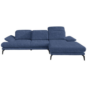 HOEKSTOELSET, stof blauw