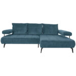 HOEKSTOELSET, stof blauw thumbnail 1
