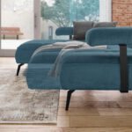 HOEKSTOELSET, stof blauw thumbnail 5
