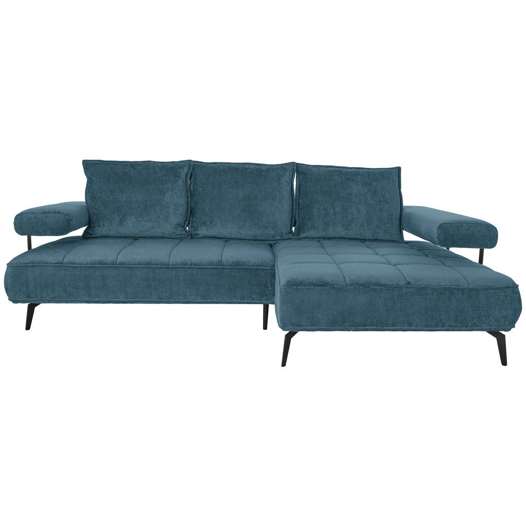 HOEKSTOELSET, stof blauw