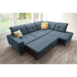 HOEKSTOELENSET, chenilleblauw thumbnail 5