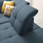 HOEKSTOELENSET, chenilleblauw thumbnail 6