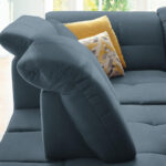 HOEKSTOELENSET, chenilleblauw thumbnail 4