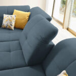 HOEKSTOELENSET, chenilleblauw thumbnail 5