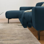 HOEKSTOELENSET, chenilleblauw thumbnail 3