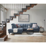 HOEKSTOELSET, stof blauw thumbnail 2