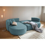 HOEKSTOELSET, stof blauw thumbnail 4