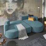 HOEKSTOELSET, stof blauw thumbnail 5
