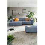 HOEKSTOELSET, stof blauw thumbnail 2