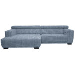 HOEKSTOELSET, stof blauw thumbnail 1