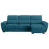 HOEKSTOELSET, microvezel blauw