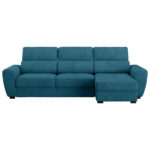 HOEKSTOELSET, microvezel blauw thumbnail 1