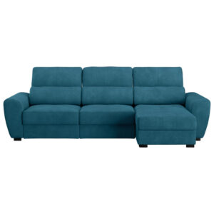 HOEKSTOELSET, microvezel blauw