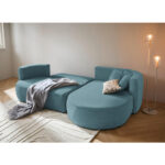 HOEKSTOELSET, stof blauw thumbnail 4