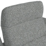 HOEKSTOELSET, chenille, gladde pastelblauwe stof thumbnail 6