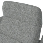 HOEKSTOELSET, chenille, gladde pastelblauwe stof thumbnail 5