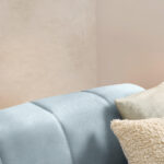 HOEKSTOELSET, pastelblauwe chenille thumbnail 5