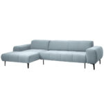 HOEKSTOELSET, pastelblauwe chenille thumbnail 7