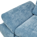 HOEKZITSET, gladde pastelblauwe stof thumbnail 3