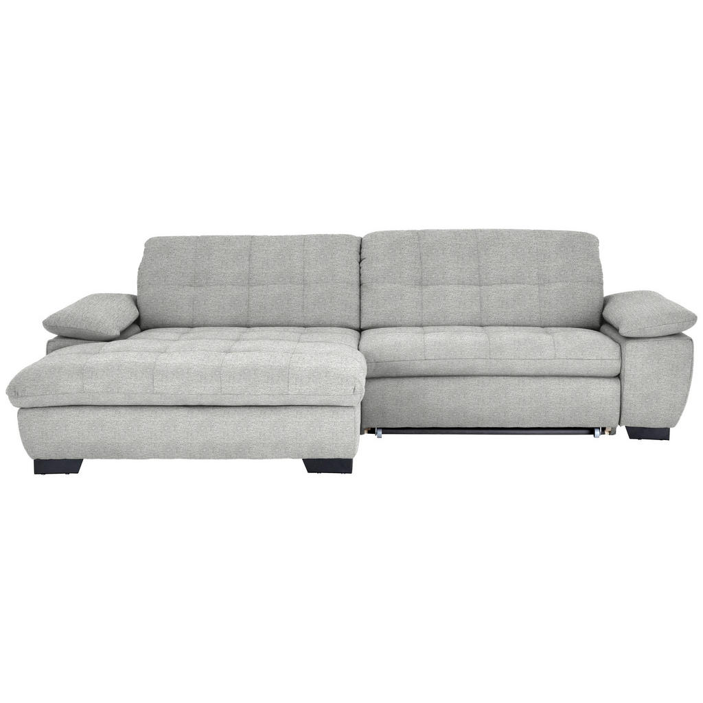 HOEKSTOELSET, platinakleurige stof