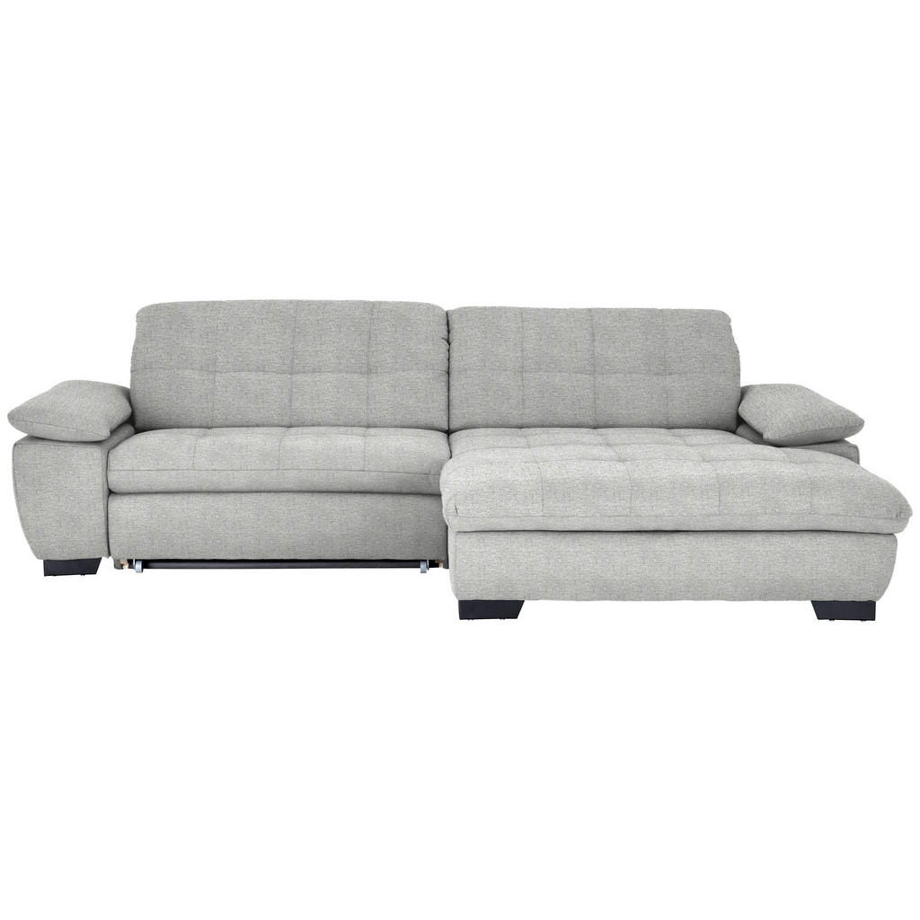 HOEKSTOELSET, platinakleurige stof