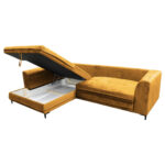 HOEKSTOELENSET, velours geel thumbnail 7