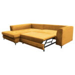 HOEKSTOELENSET, velours geel thumbnail 5