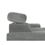 HOEKZITSET, veloursgrijs thumbnail 7