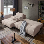 HOEKSTOELENSET, grijs-wit chenille thumbnail 7