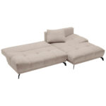 HOEKSTOELENSET, grijs-wit chenille thumbnail 5