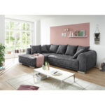 HOEKZITSET, antraciet microvelours thumbnail 2