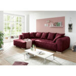 HOEKSTOELENSET, bordeaux microvelours thumbnail 2
