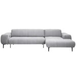 HOEKSTOELENSET, zilver chenille thumbnail 1