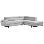 HOEKSTOELSET, zilverkleurige stof thumbnail 7