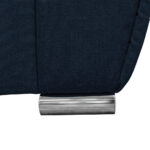 HOEKZITSET, gladde donkerblauwe stof thumbnail 6