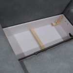 HOEKSTOELSET, gladde lichtblauwe stof thumbnail 6