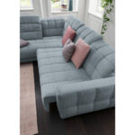 HOEKSTOELSET, lichtblauwe stof thumbnail 6