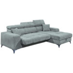 HOEKSTOELENSET, lichtblauwe chenille thumbnail 6