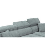 HOEKSTOELENSET, lichtblauwe chenille thumbnail 7
