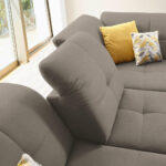 HOEKSTOELENSET, lichtbruine chenille thumbnail 7