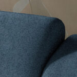 HOEKSTOELSET, velours donkerblauw thumbnail 6