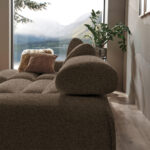 HOEKZITSET, velours donkerbruin thumbnail 6