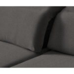 HOEKSTOELENSET, donkergrijs chenille thumbnail 6