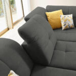 HOEKSTOELENSET, donkergrijs chenille thumbnail 7