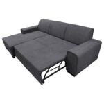 HOEKZITSET, structuur, bouclé donkergrijs thumbnail 5