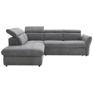 HOEKSTOELSET, microvezel donkergrijs