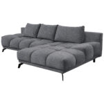HOEKSTOELENSET, donkergrijs chenille thumbnail 6
