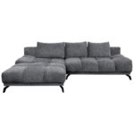 HOEKSTOELENSET, donkergrijs chenille thumbnail 1