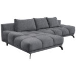 HOEKSTOELENSET, donkergrijs chenille thumbnail 3